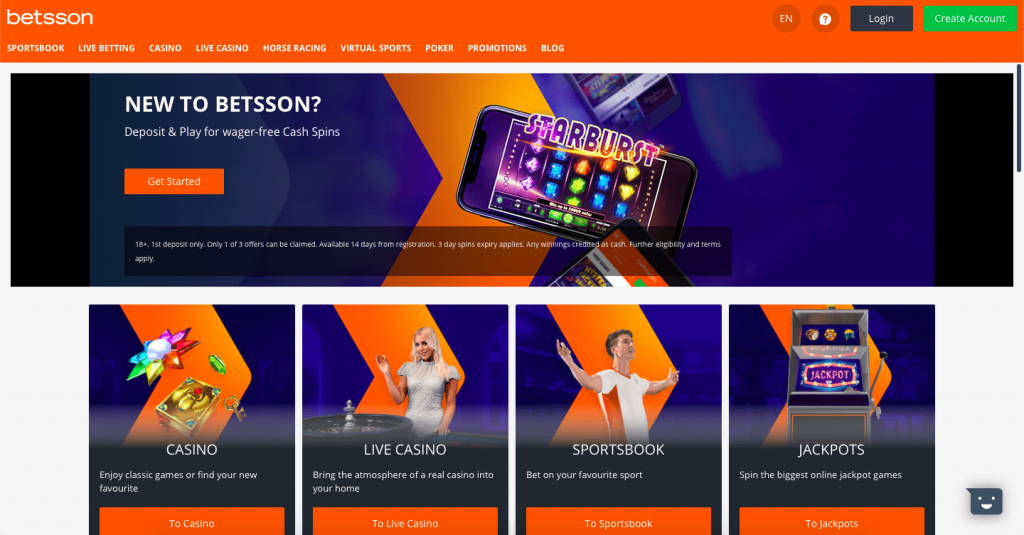 Betsson bonus