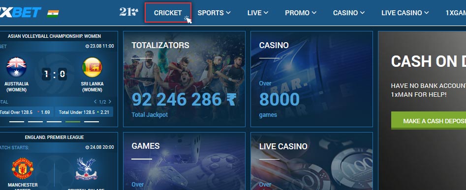 1xbet online sport betting