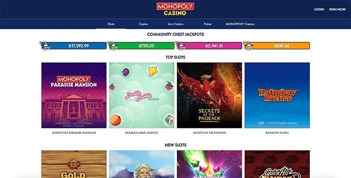Monopoly slots