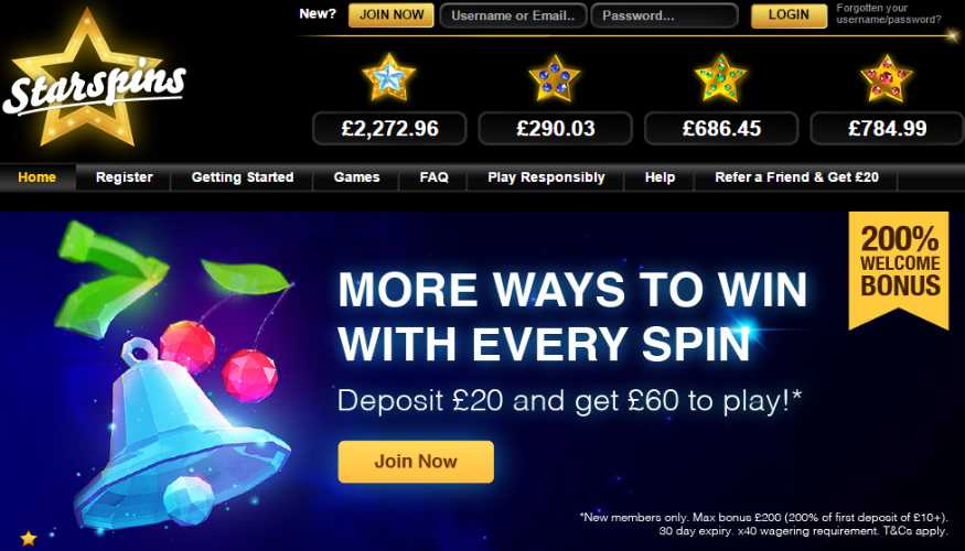 Starspins slots