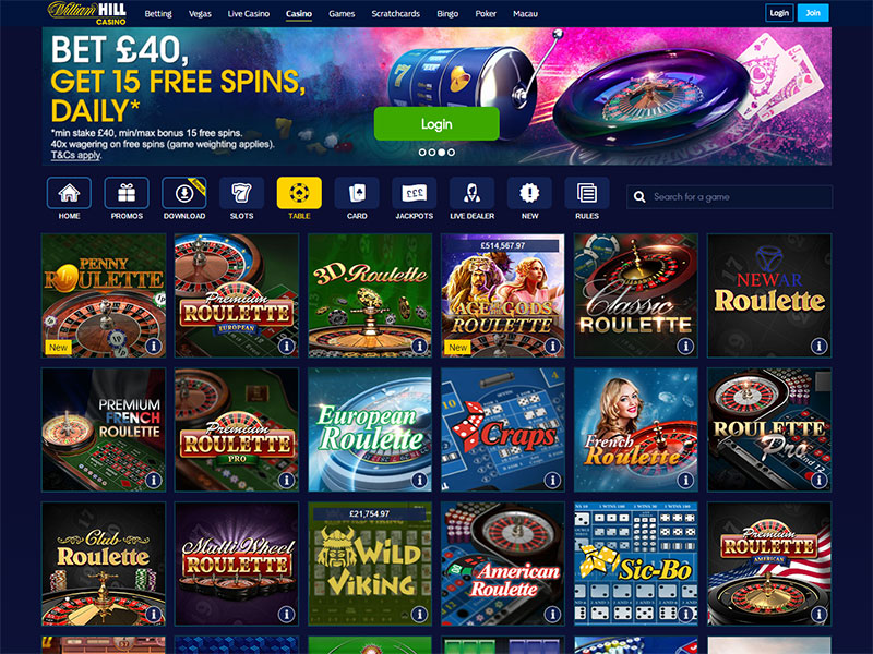 William Hill kazinosu