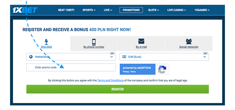 1xBet Promo Code Cameroon